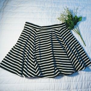 Medium DNA Couture Stretchy Stripped Mini Skirt